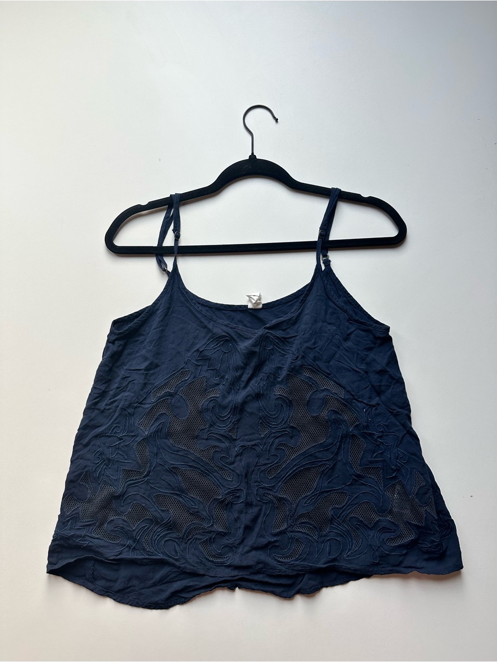 tokyo Darling Navy Embroidered Camisole